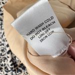 Essue  Tan Animal Print Midi Dress Womens M Summer Strappy Casual Belted Classic Photo 4