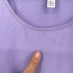 Leith Sleeveless Ruffle Hem Dress Lavender XL Lightweight Flowy Photo 3