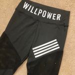 Gym Dolphin Will Power Yoga Leggings. Size Medium Black Photo 2