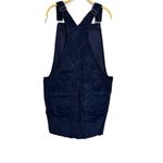 American Eagle NWT AE Overall Mini Dress XL Blue Corduroy Adjustable Strap Raw Hem Retro Photo 1