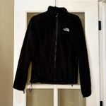 The North Face Black Faux Fur Zip Up Jacket - Medium Photo 1