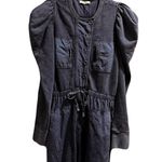Ulla Johnson $445 Sadie Puff-Sleeve Jumpsuit | Indigo Acid | FR 34 US 2 Photo 5