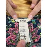 Deletta Evelie Colorful Tunic Top Sleeveless Floral Women Size Medium Lightweight Beach Photo 2