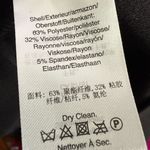 Donna Karan Women’s Asymmetric Neckline Pleat-Waist Sheath Dress Black Sz 2 NWT Photo 7