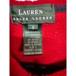 Ralph Lauren Lauren  Vintage Red Hooded Pullover Sweatshirt Women's Size Small Photo 5
