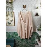 Free People  Snow Drop Oversized Cardigan in Beige - Size - Medium Photo 1