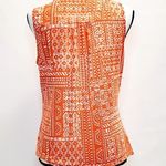 Versona Button Up Front Tie Top Photo 3