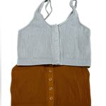 Aerie  button crop top tank PAIR in size medium. EUC Photo 0