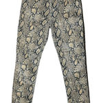 frame denim  Le High Skinny Crop Snakeskin Pants Size 26‎ Photo 0