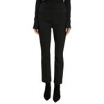 Veronica Beard Jupiter Slim-Leg Pant size 4 Mid-Rise Front-Seam Trouser Black Photo 1