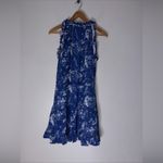 Sundays  Blue‎ Tie Dye Ruffle Sleeveless Mini Dress Medium Photo 1
