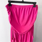 ALASTER QUEEN Pink Strapless Maxi Dress with Pockets XL NWT Photo 2