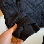 Xersion Black Chevron Puffer Coat Large EUC Photo 4