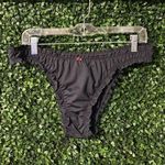Frankie’s Bikinis For Pink Black Bikini Bottoms Sz Large NWT Photo 0