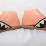 Toms  black&white ladies sandals size 9 Photo 0