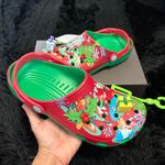 Crocs Holidays Xmas Christmas Clogs Mules Sandals Shoes New Photo 1