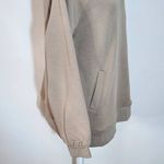 Doe & Rae  Tan Oversized Pullover NWT Size Small Tan Oversized Sweatshirt Photo 4