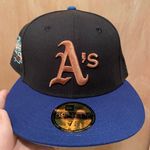 New Era Cap Hat club Rushmore Oakland athletics battle of the bay noho nati size 7 1/4  Photo 1