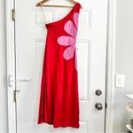 Farm Rio  Cut Out Flower One-Shoulder Dress Photo 6