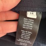 Rebecca Taylor NWT High Waist Cotton Tailored Navy Shorts Sz 14 Photo 5