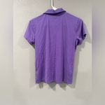 Lady Hagen  Purple Striped Golf Polo Photo 3