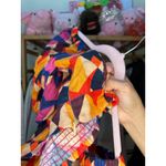 Farm Rio  Lindeza Grafica Smocked Crop Top Size Small Brand New Photo 8