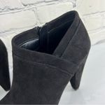 Apt. 9  Noon Black Faux Suede Booties Side Zip 7 Photo 1