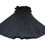 Lane Bryant Black A-Line Full Skirt Short Sleeve Dress Sz 28 Photo 5