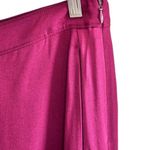 Tory Burch Tory Burch wide leg women's burgundy tuxedo stripe pants size 10 Photo 9