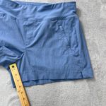 Athleta Trekkie North Short Size 14 Blue Stretch Hiking Shorts Travel Active Photo 5