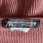 ZARA  Rust Brown Ribbed Knit Seamless Crop Tank Top SZ XS #1711 Photo 4