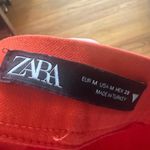 ZARA  Orange Flare Dress Pants Women’s High Waist Trousers Photo 5