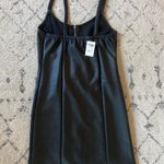 Charlotte Russe Black Leather like Zip Up Dress - NEW W/ TAG Photo 1