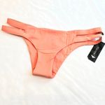 Tavik Moderate Coverage Coral Bikini Bottom Orange Size M Photo 2
