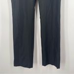 Ralph Lauren RALPH Black Pants Size 8 Zipper Back Legs Shiny Nylon Spandex Work Photo 12