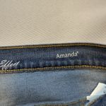 Gloria Vanderbilt Amanda Jean Light Wash High Rise Wide Leg Raw Crop Hem Denim18 Photo 5