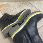 All Black Side Cord Bootie Size EU 38/usa 7.5 Photo 9