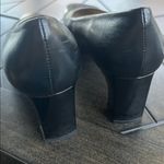 Etienne Aigner Strada ladies black leather pumps size 8 M old money preppy emo Photo 4