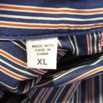 NWT Doen Jora in San Merino Stripe Cotton Poplin Oversized Shirt Dress XL Blue Photo 6