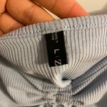 Zaful Blue Runch Tie Tank Top Photo 3