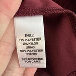 EST 1946 maroon floral lace short sleeve blouse size XL Red Photo 3