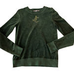 Juicy Couture ‎ Y2K Green Velour Sweatshirt Photo 0