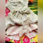 HYFVE Women’s Green Gingham Summer Romper Photo 4