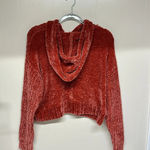 Aeropostale  Hoodie Cropped Sweater Rust color Photo 2