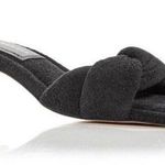 Good American Women's Black Terry Kickstand Low Heel Slide Sandals NWOB size 7.5 Photo 0