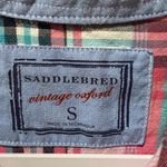 Saddlebred Women’s button up Plaid Shirt size S Photo 2