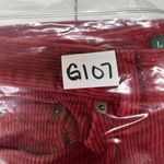 Ralph Lauren VTG Jeans Co Sz 6 Pants Straight Leg Red Corduroy Women’s Mid Rise Photo 14