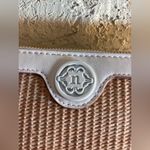 Nanette Lepore Tan Woven Bag with Gold Chain
White leather accents stripe lining Photo 1
