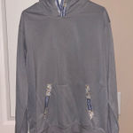 Grey Quilted Hoodie Gray Size XL Photo 0