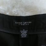 Larry Levine  Black Dress Crop Capri Pants Photo 4